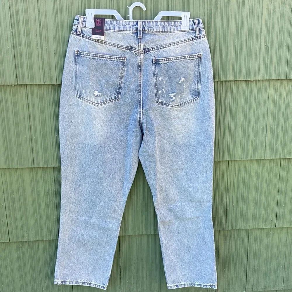 Straight Super High-Rise 90's Jeans Pants 2-Pack Size 17 - Picture 5 of 8